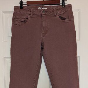 Warp & Weft Mens Size 32 x 34 Amsterdam Slim Colored Denim Jeans